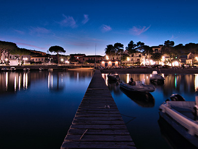 Spiaggia di Marina di Campo al tramonto